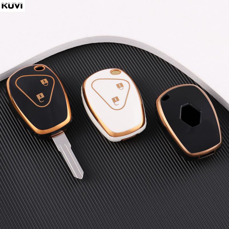 Tpu Car Key Case Cover For Renault Megane Modus Espace Laguna Duster Logan Dacia Sandero Fluence Clio Kango For Nissan Almera