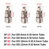 Pneumatic Fitting C Type Self-locking Quick Coupling Connector Coupler For Air Compressor SP PP SM PM SH PH SF PF 10 20 30 40