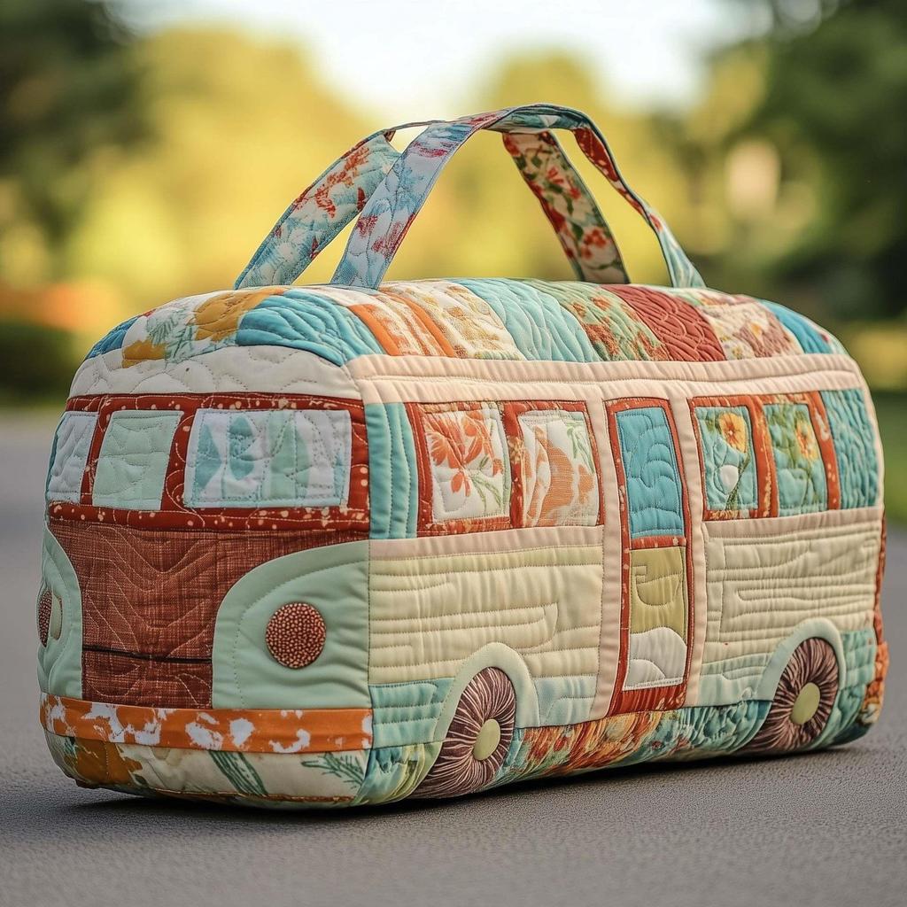 3D-gedruckte gesteppte Baumwoll-Reisetasche - Damen Yoga-Tote-Handtasche