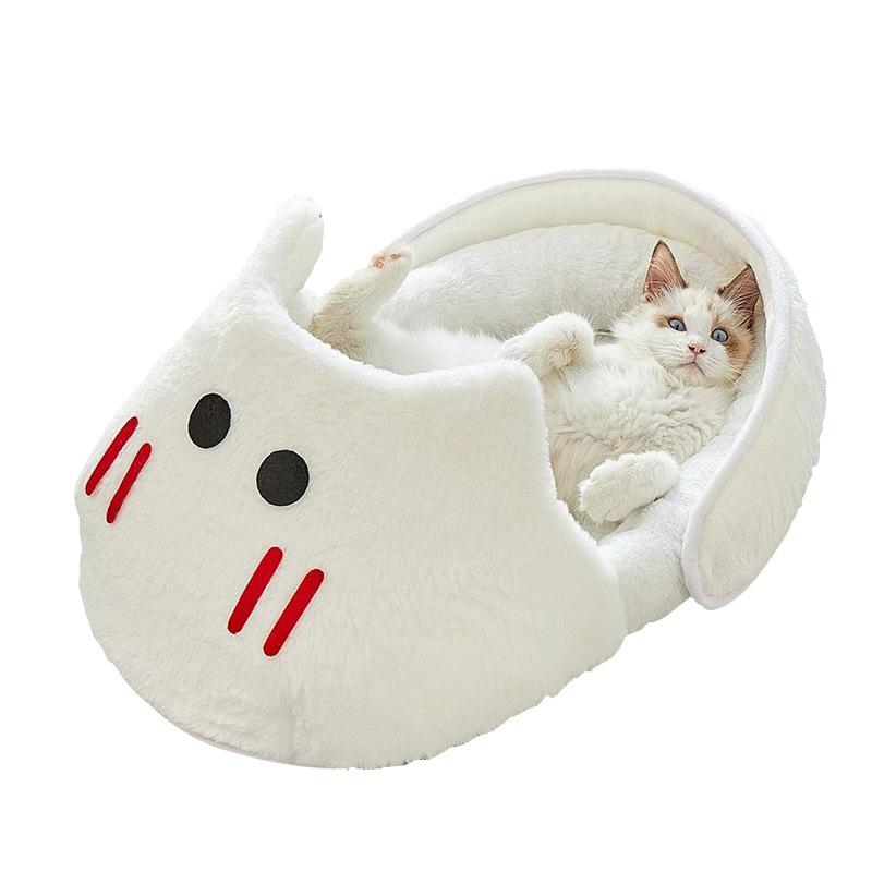 Slippers  Cat Kennel  Dog Kennel  All Seasons  Semi-enclosed Hamster  Rabbit Kennel  Warm In Winter  Cat Sleeping Bag  Cat Bed