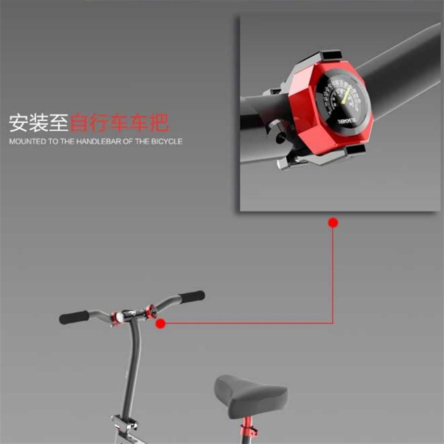Moto Guidon 2 en 1 Jauge Lumineux l'Horloge Temps Thermomètre Imperméable l'eau
