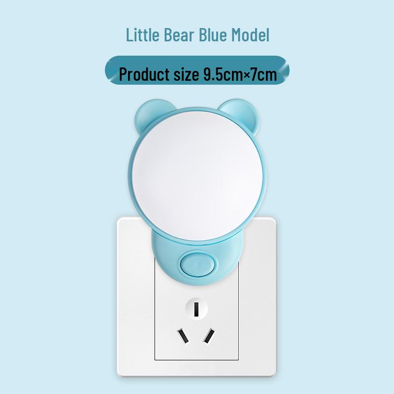 LED Night Light Plug-in: Eye-Friendly, Energy-Saving Lamp for Bedroom, Nursery, or Staircase