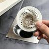 Vortex Floor Drain Bathroom Hair Catcher, Kitchen and Bathroom Drain Rotating Pest-proof and Blockage-preventing Filter Screen