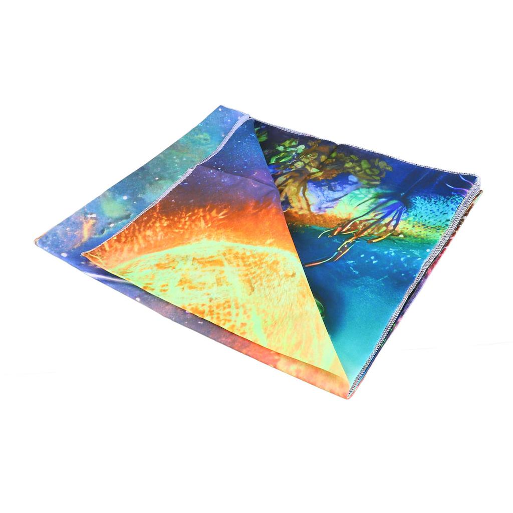 Fluorescent Landscape Tapestry UV Reactive Blacklight Landscape Tapestry Decorative Wall Hanging