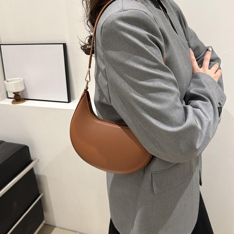 Yogodlns Neue modische High-End-Baseballtasche in Mondform mit luxuriöser Umhängetasche für Damen unter dem Arm