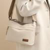 Multi layer large capacity casual waterproof portable fashionable single shoulder crossbody small square bag