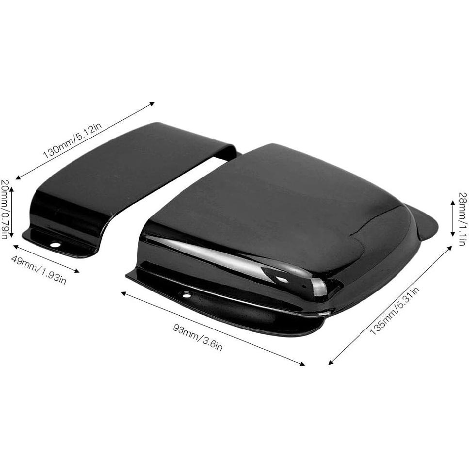 Accessories Pickup Bridge Cover, Bridge Cover, Zinc Alloy Material Guitar for Home Birthday Gifts(Black)