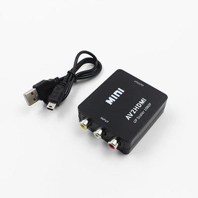 Mini AV RCA To HDMI Converter Adapter DVD Composite AV2HDMI Converter 1080p HDTV