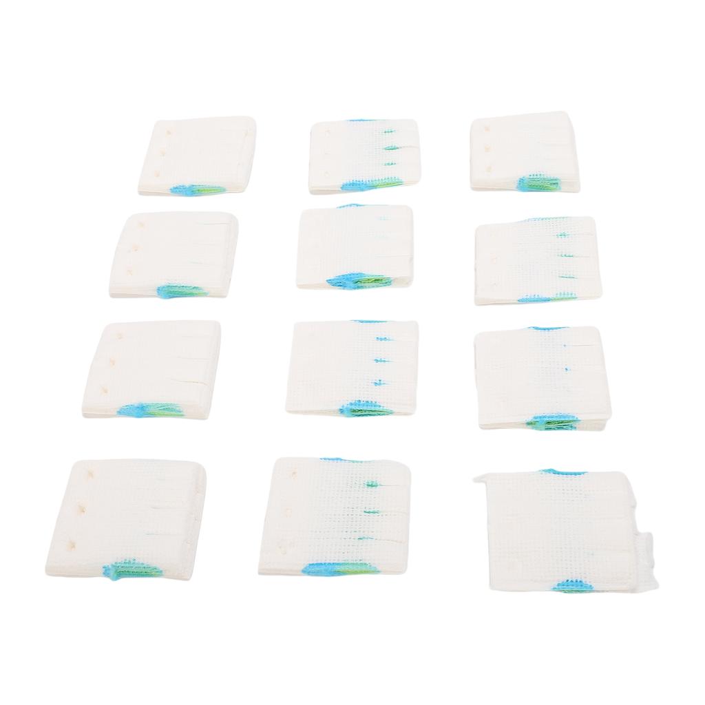 12Pcs Disposable Toilet Brush Replacement Head with Detergent for Home Bathroom Toilet Accessories