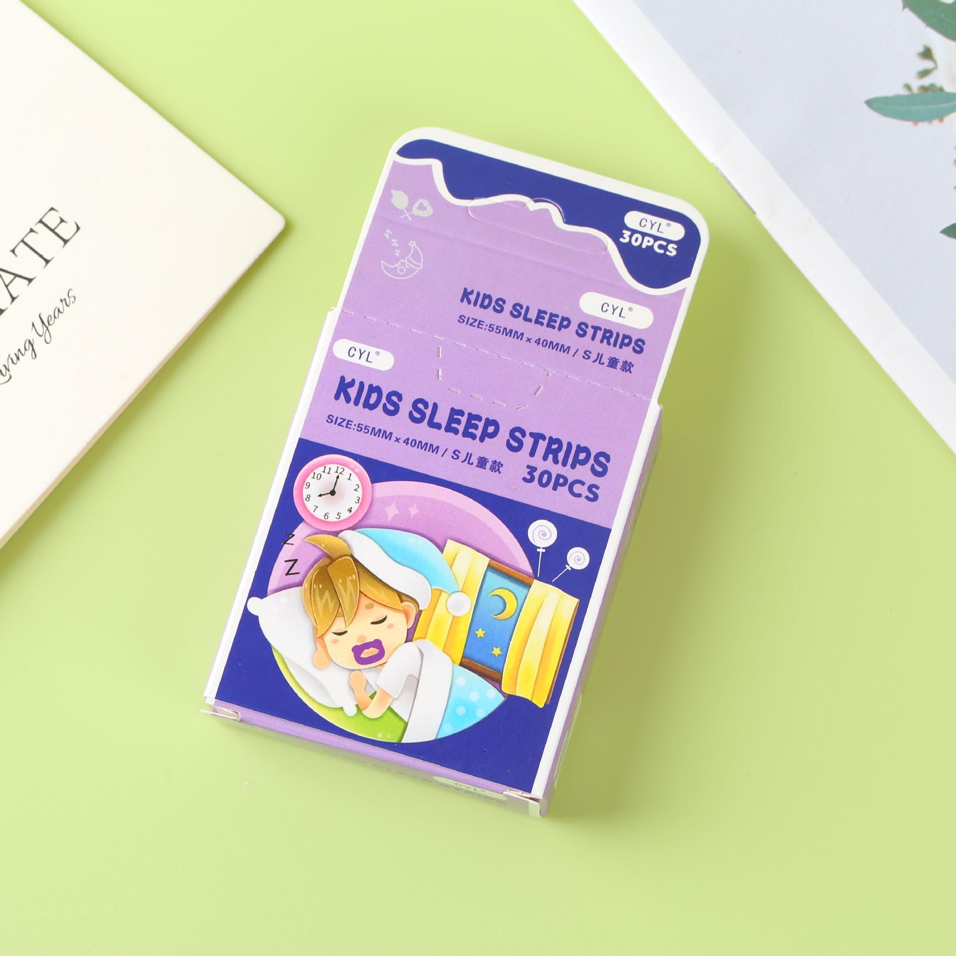 

Пластырь для носового дыхания, корректор для рта, антихраповые наклейки для детей и взрослых, для ночного сна, 30 шт. S