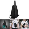 Stylish Luminous Outdoor Backpack With Usb Charging And Earphone Jack For School