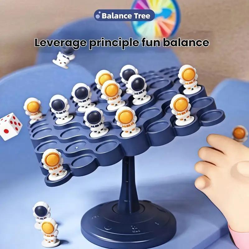 Gioco da Tavolo Albero dell'Equilibrio dell'Astronauta 2D - Gioco di Strategia Interattivo Per 2 Giocatori, Migliora le Capacità di Reazione e Pensiero Critico, lde