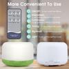 500ml Aroma Diffuser Remote Control Ultrasonic Air Humidifier USB Essential Oil Diffuser Mist Maker with LED Night Lights