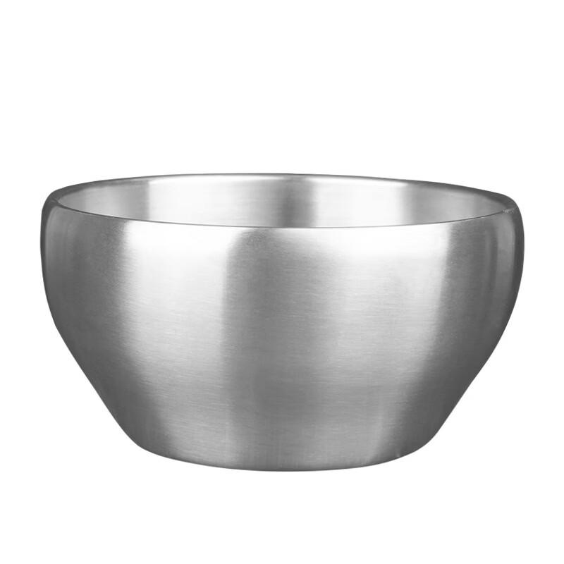 Zhishi 304 Stainless Steel Double-Wall Insulated Bowl