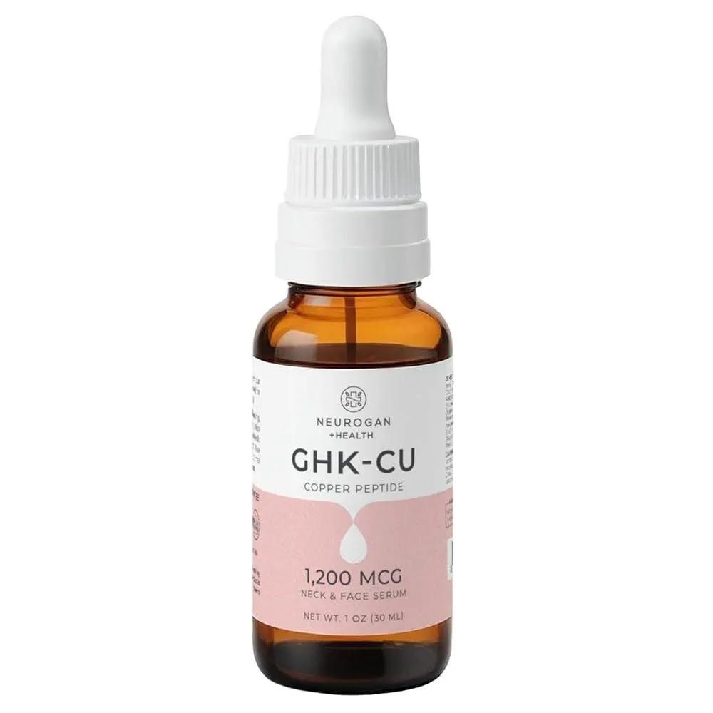 Neurogan - GHK-Cu Copper Peptide Neck & Face Rum 1200mcg 1oz Bottle