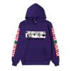 Hunter X Hunter Killua Anime Hoodie Sleeve Letter Print Black Manga Long Sleeve Casual Hooded Pullover Sweatshirt