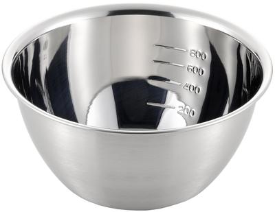 Yoshikawa with Perfect Made In SJ1392 Bowl, Silver, 16cm, Graduations, Fit, Japan, Tsubame-Sanjo,