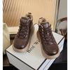 Winter Warm Women Sneakers Genuine Leather Thick Plush Snow Boots Thick Soled Height Increase Casual Shoes Women Ankle Boots