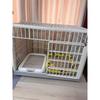 Cage pour chien en résine durable pour chiens de petite, moyenne et grande taille, enclos pour animaux de compagnie, chenil intérieur/extérieur pour chiots avec cadre solide