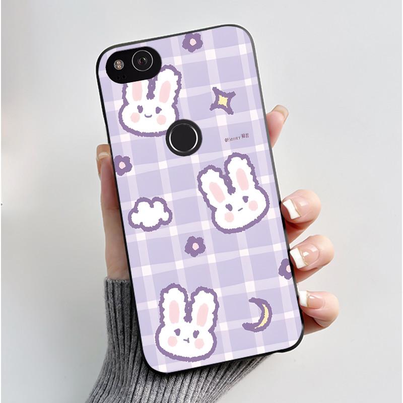 

Phone Case For Google Pixel 2 XL G011C Soft Silicone Black Case Elegant Style Trendy Pattern Silver Beach, Snow Mountain Casing Google Pixel 2 XL