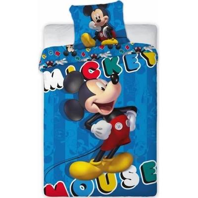Duvet Cover Set - HOMEROKK - Mickey Disney - 140x200 Cm - Fitted Sheet 90x190 Cm - Black
