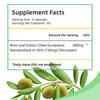 High-strength olive leaf capsules, olive leaf extract, containing oleuropein, suitable for adults.