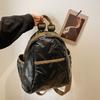Down backpack women's new fashion light luxury casual backpack simple versatile large capacity cotton clothes women's bag