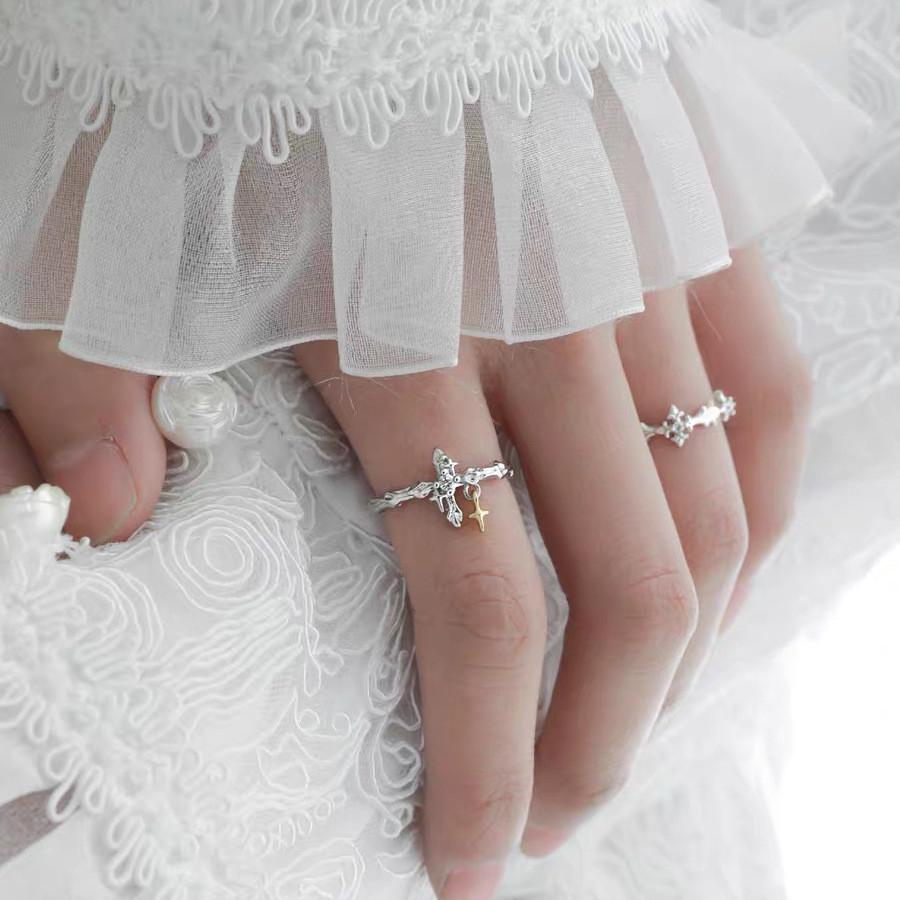 Cross Zirconia Adjustable Ring For Women And Men Fashion Jewelry