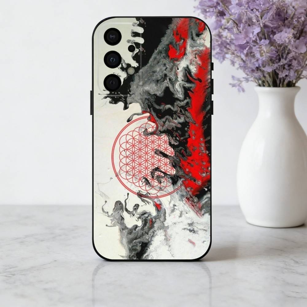 B-Bring M-Me the Horizon Band phone Case For Samsung Galaxy A73,A72,A71,A70,A53,A52,A51,Others Soft Black Shell
