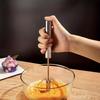 Stainless Steel Semi-Automatic Egg Beater Handheld Manual Whisk for Baking and Cream Mixing