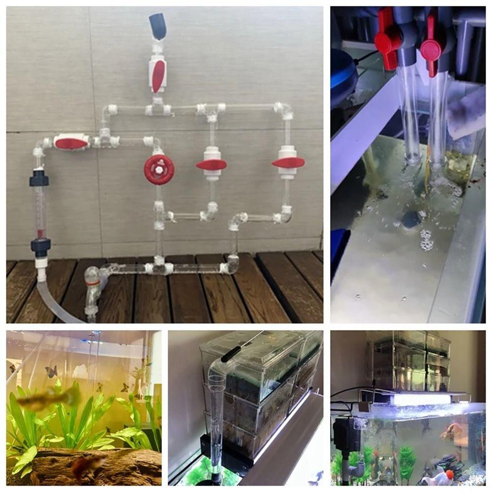 1Pcs O.D 16/20/25/32/40/50mm Acrylic Tube Clear Transparent Pipe Fittings Aquarium Supplies