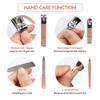 New Nail Clippers Manicure Set, Travel Mini Nail Clippers Kit Pedicure Care Tools, Stainless Steel Grooming kit