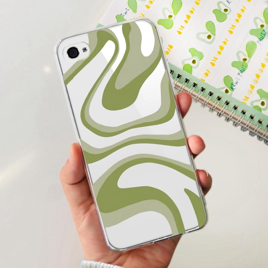 Custodia Per iPhone 4 4s Carino Gatto Dinosauro Modello Cover Posteriore Per iPhone4 iPhone4s Morbido Silicone Trasparente TPU Custodie per Telefono
