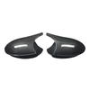 Copri Specchietto Retrovisore Auto Nero Lucido/Fibra di Carbonio per BMW E90 E91 E92 E93 2005-2013 Calotte Specchietto Retrovisore Shell Parte Tuning Auto
