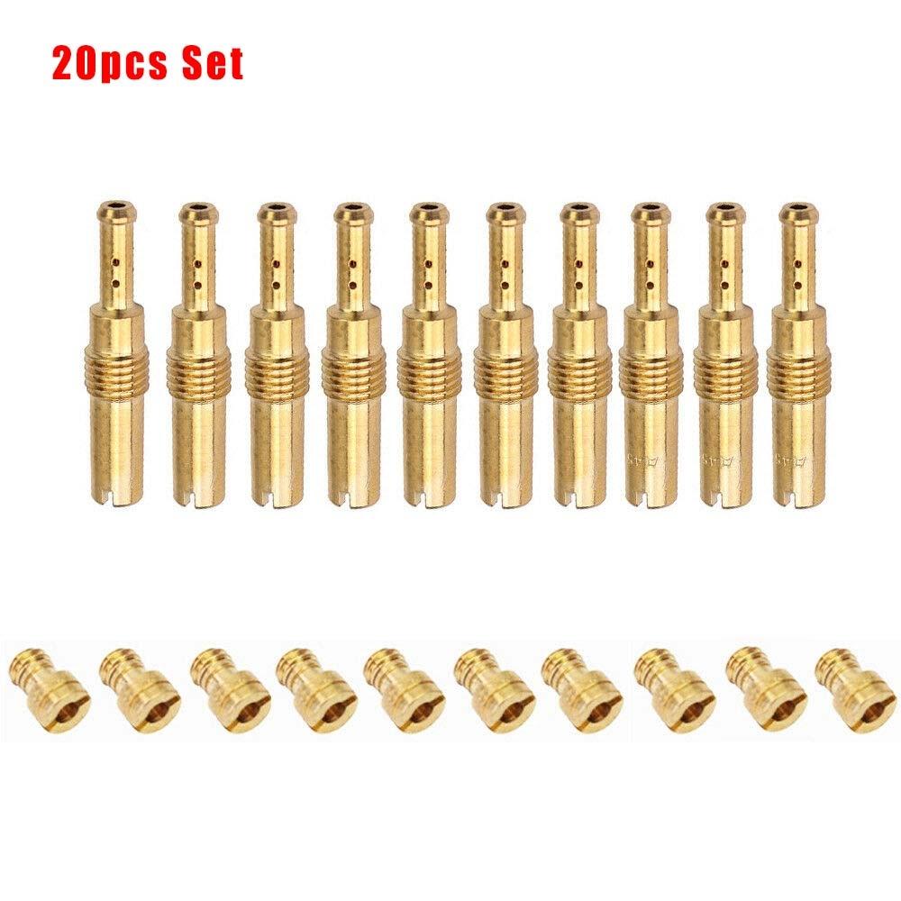 Carburetor Main Jet Part 150cc 125cc 20Pcs/Set Kit + Slow/Pilot Jet New