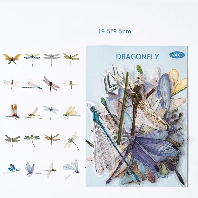 Botanical Flower Stickers Pack Butterflies Nature Journaling Decals Aesthetic DIY Scrapbooking Instagram Vintage Plant Sticker