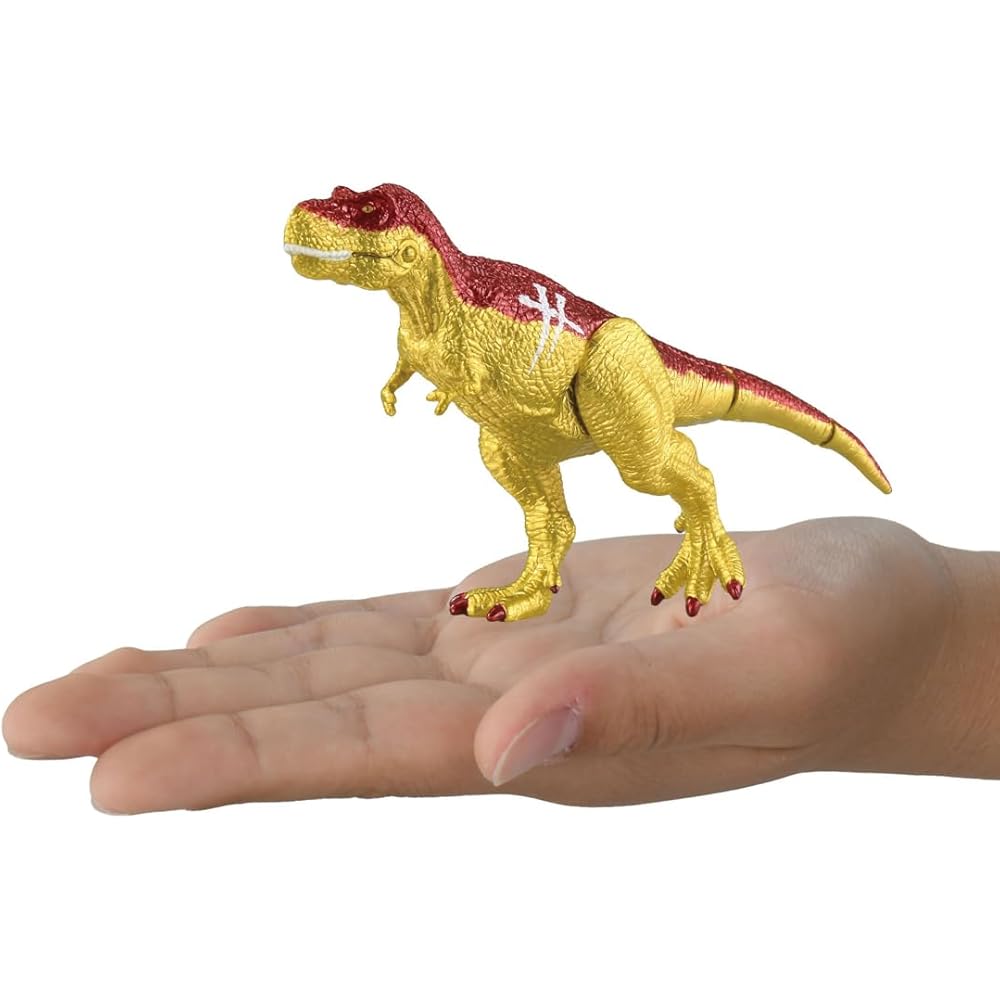 Takara Tomy Ania Adventure Continent Blaze and Friends Set King Gold Version Animal Dinosaur Toy for Ages 3 and Up
