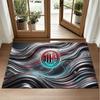 AC Milan Design Crystal Velvet Rug Soft Decorative Mat for Bedroom Entrance