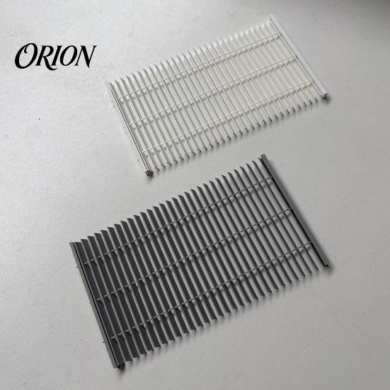 Doll Mansion Interior Decoration Miniature Window Blind, White Mini 3D Printed House Accessories Tiny Plastic Shutter Panel for Diorama, Realistic