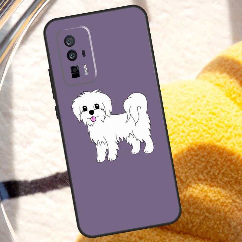 

Maltese Dog Puppy Case For Xiaomi 13T 12T 11T 13 Pro 14 Ultra 12 Lite POCO F5 M6 X6 Pro X5 X3 F3 M5s Cover POCO F3