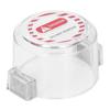 Magnetic Emergency Stop Switch Cover Transparent PC Plastic Push Button Lockout Round Protective Cover
