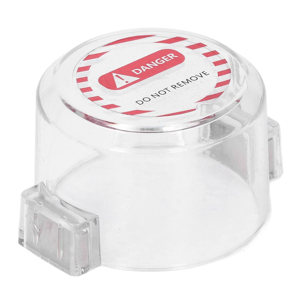 Magnetic Emergency Stop Switch Cover Transparent PC Plastic Push Button Lockout Round Protective Cover