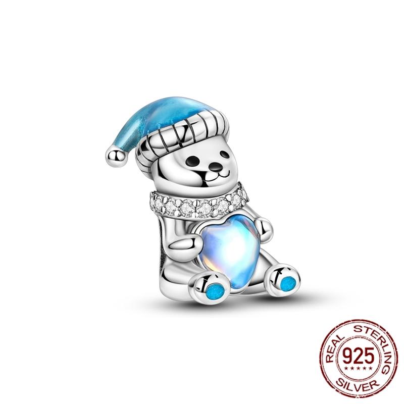 Copper Elephant Gathering Panda Pendant Charms Beads Fitoriginal Bracelet Diy Birthday Jewelry Gifts For Women