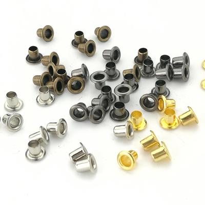 200pcs Mini Eyelet Buttons for DIY Doll Brass Grommets Buttons Bag Shoes Clothes Sewing Accessories Self Curled