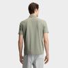 Fila F.C. Classic Minimalist Basic Casual Light Business Versatile Comfortable Knitted Short Sleeve Polo Shirt Men Tops Green Khaki F11M621103FLK