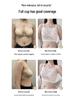Plus Size Wire-Free Binder Bra for Bust Minimization and Side Fat Reduction, Large Cup Bandeau, Wire-Free, Big Chest Minimizer