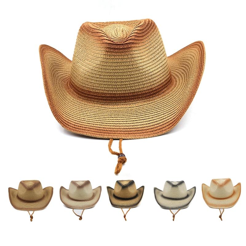 Trendy Unisex Fashion Summer Casual Fashion Beach for Sun Straw Panama Jazz Hat