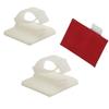WCC2 Self-Adhesive Cable Management Clips - Nylon Plastic for Car Wiring