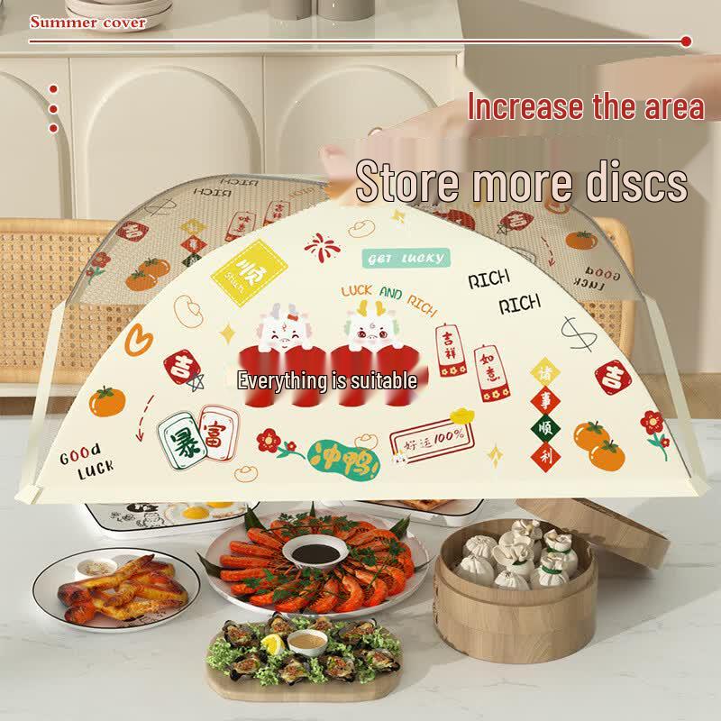 Round Foldable Breathable Food Cover