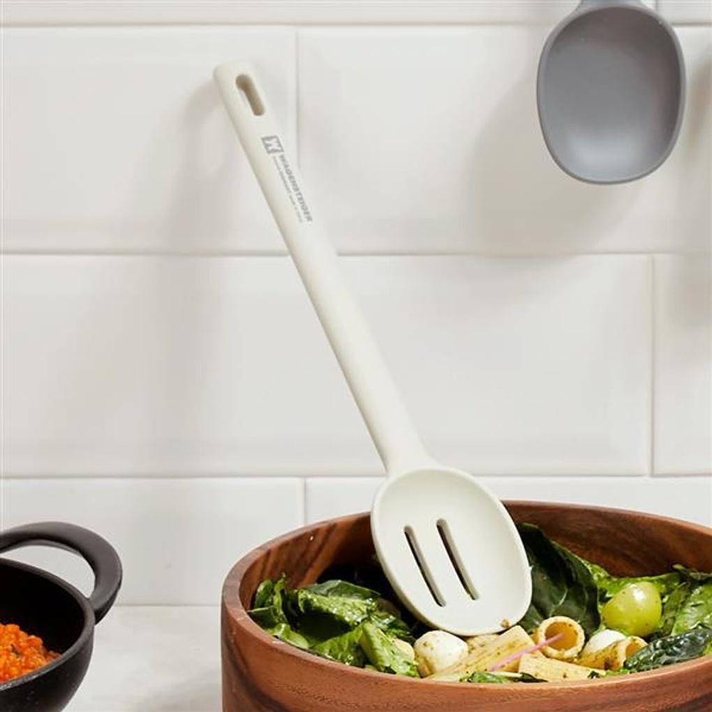 WAGENSTEIGER Edel Силиконовая ложка с двумя отверстиями_Светлая